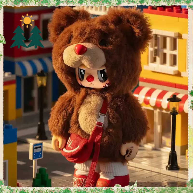 Vinyl Figure Blank - Original ChaoSweet REBEL BEAR BAG Series