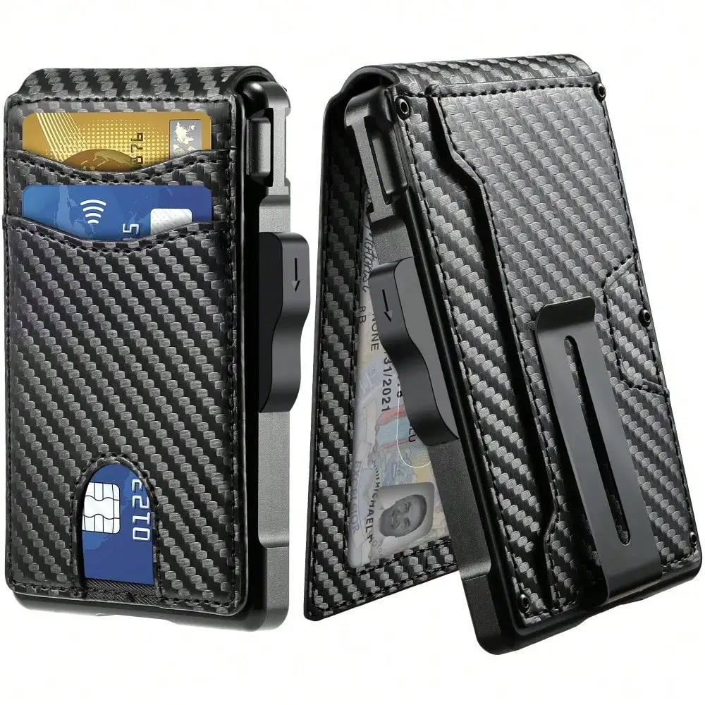 Card Top Loader - Wallet for Men, Mens Minimalist Wallet