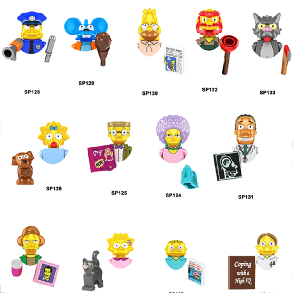 Building Block Mini - Disney Cartoon Toy Bricks Single Figurine