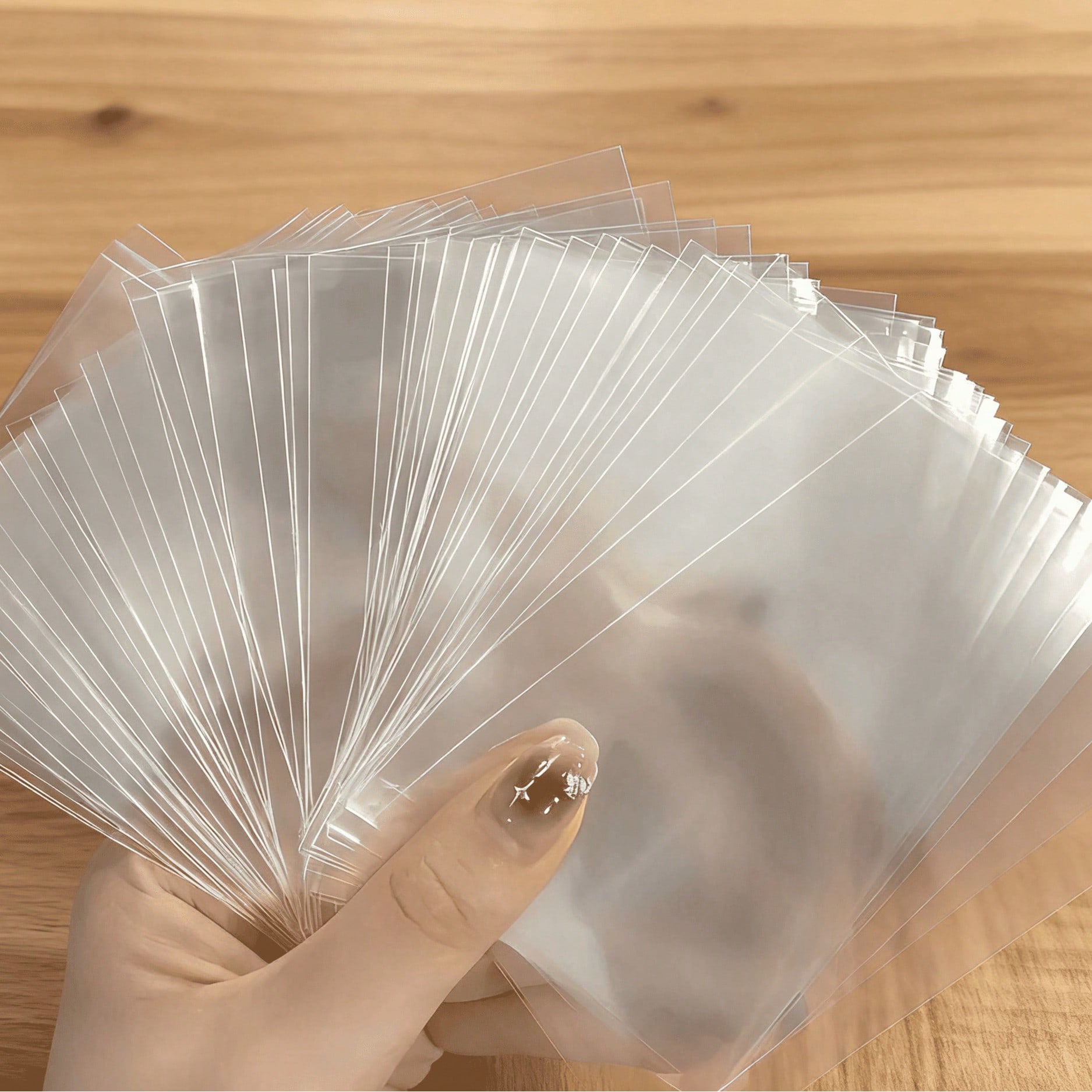 Card Top Loader - 100/200/300/500/600/1000pcs Transparent Card Sleeves, Suitable For