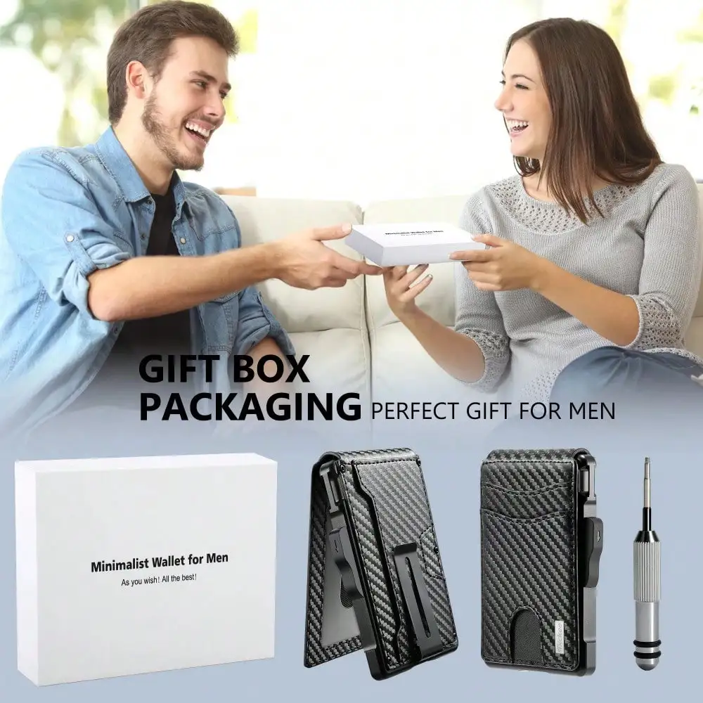 Wallet for Men, Mens Minimalis - огляд і ціна Card Top Loader