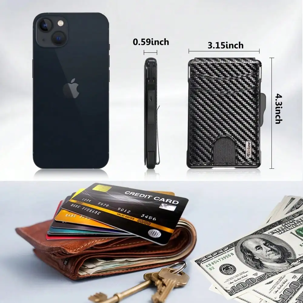 Wallet for Men, Mens Minimalis - огляд і ціна Card Top Loader
