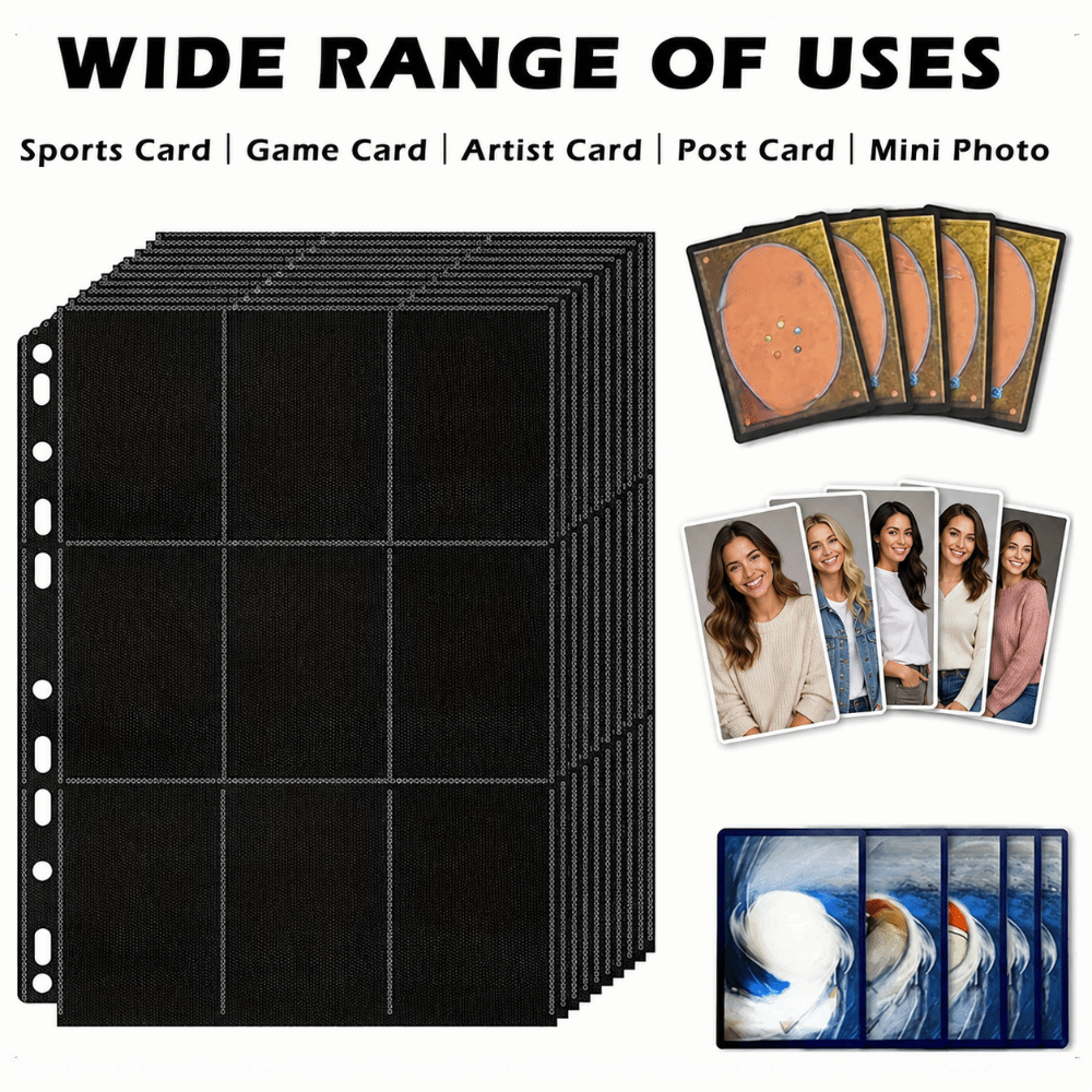 10Pcs 9-Pocket A4 Trading Card - огляд і ціна Trading Card Binder