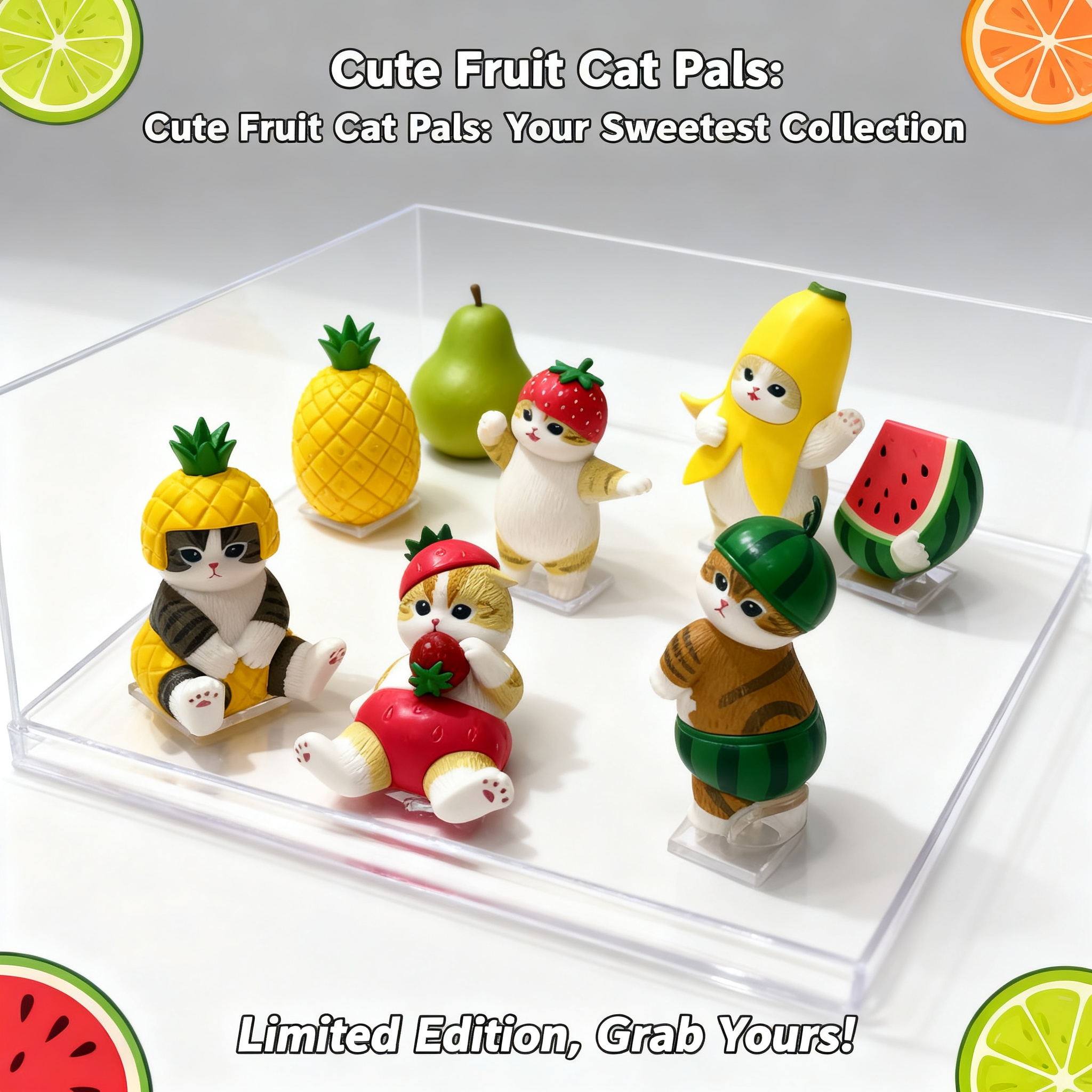 Mofusand Shark Cat Bee Fruit S - огляд і ціна Mystery Box Blind Bag