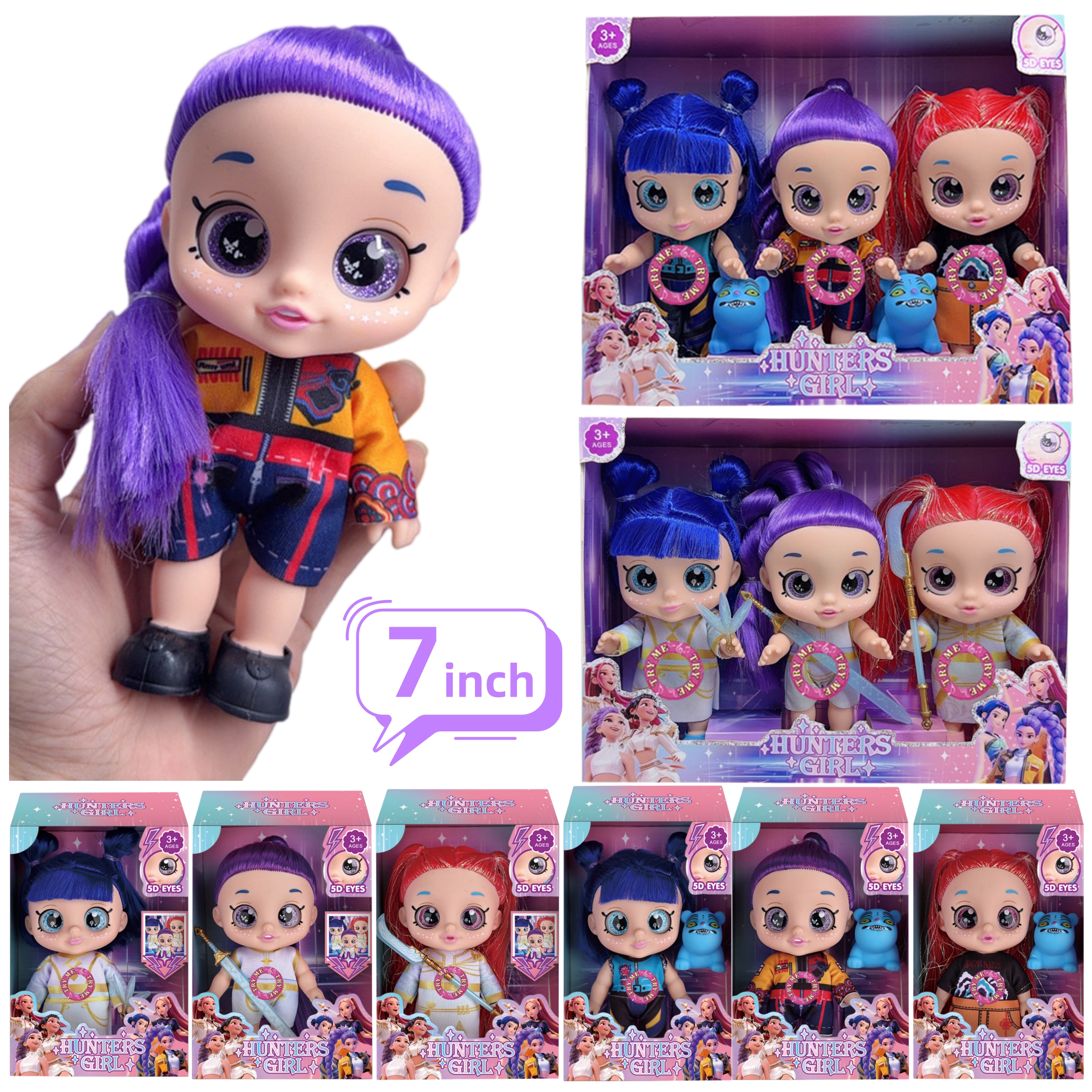 Anime Gilrs Lumi Mila Zoi K-po - огляд і ціна Vinyl Figure Blank
