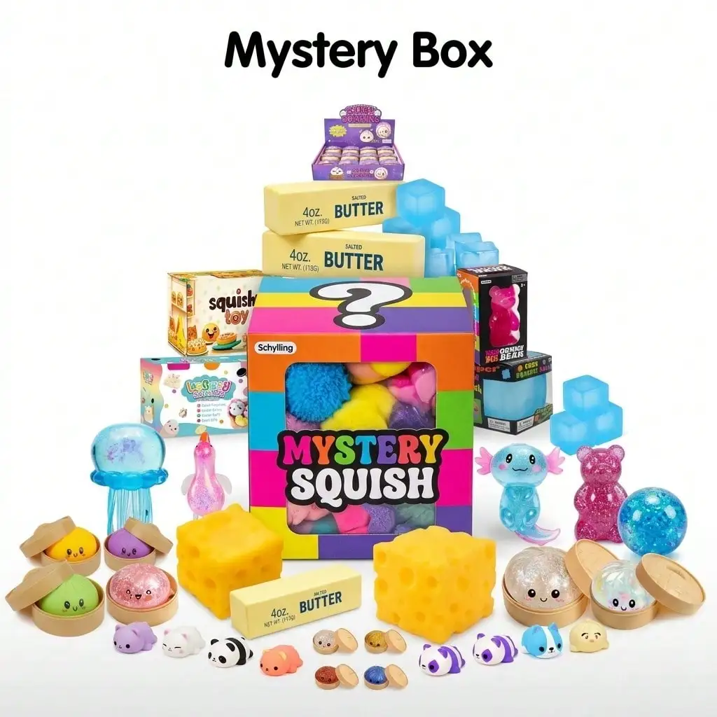 HOT 2026 100+ Styles Squishy S - огляд і ціна Mystery Box Blind Bag