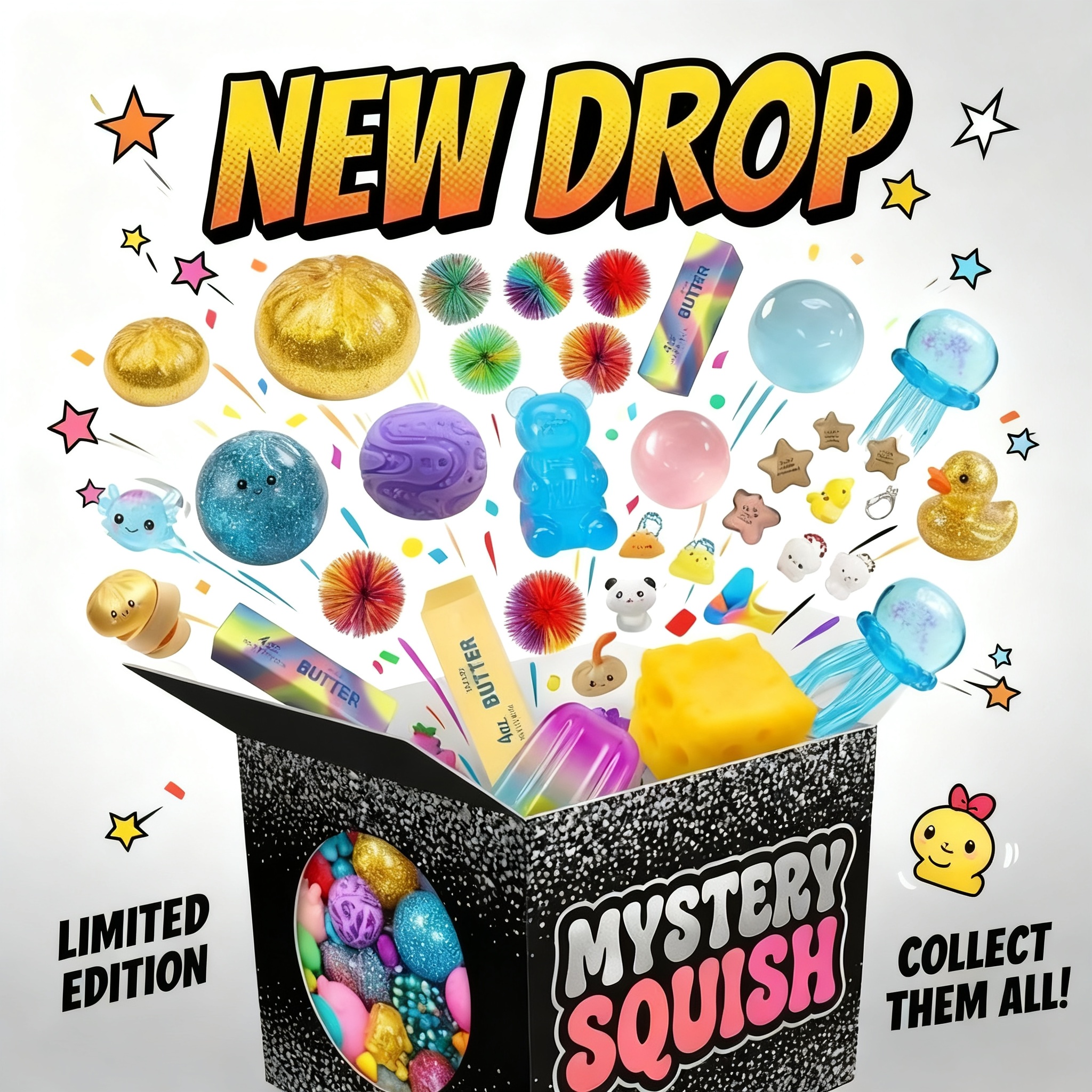 Squish Time Nee Doh Mystery Bl - огляд і ціна Mystery Box Blind Bag