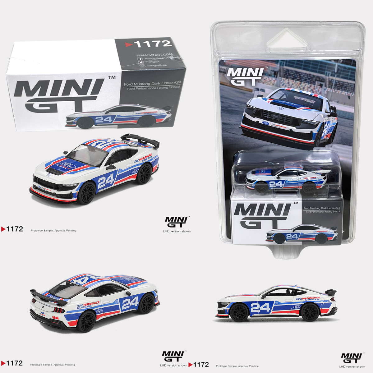 Ford Mustang MGT01172 in Stock - огляд і ціна Die Cast Car 1 64