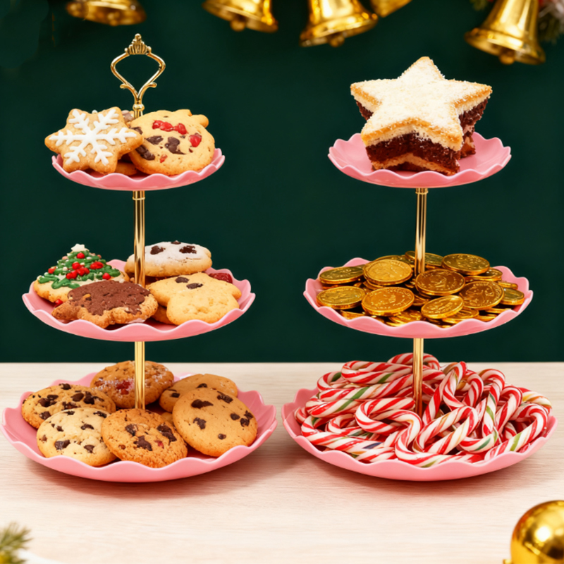 2/5pcs luxury pink cake rack d - огляд і ціна Display Risers Set