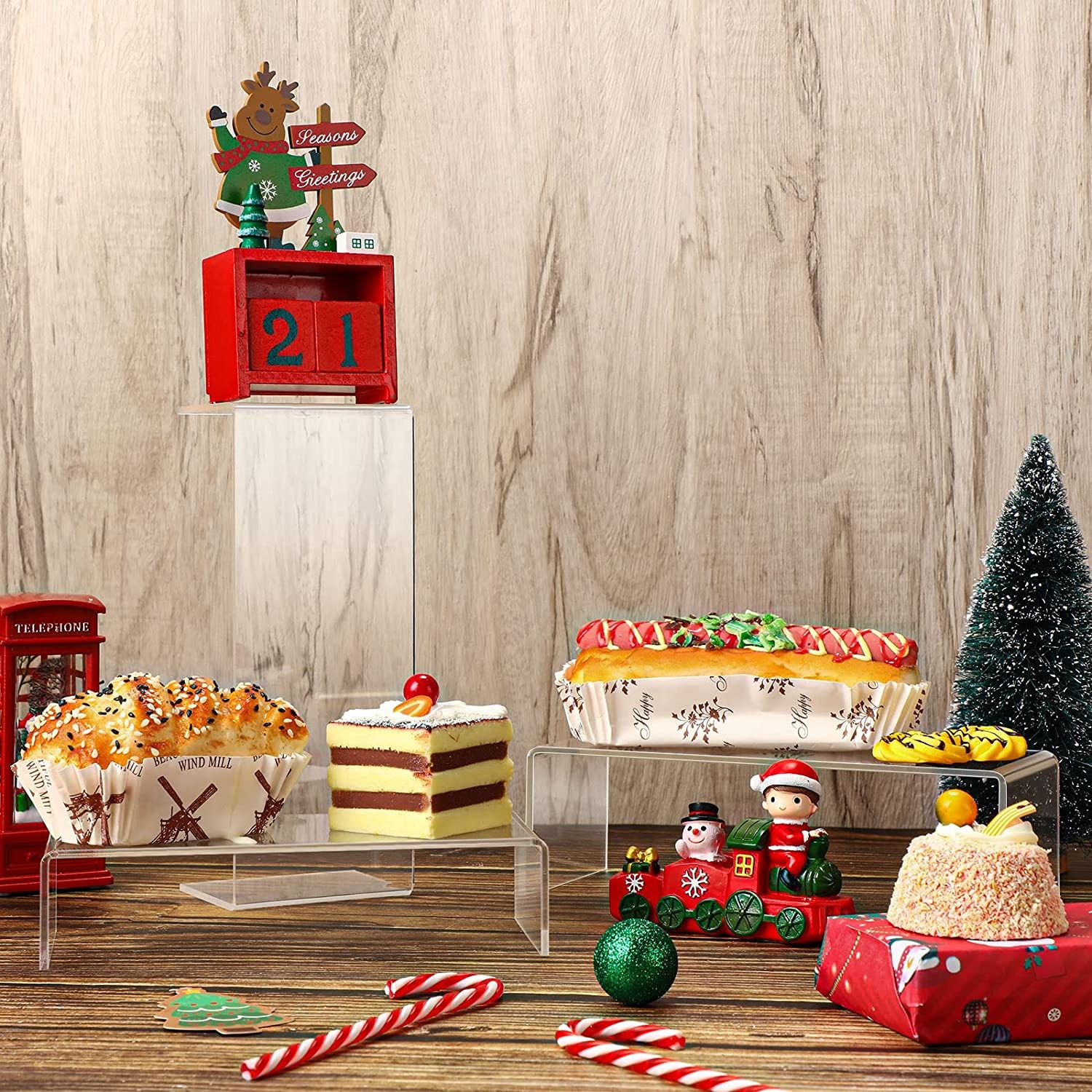 Clear Rectangular Acrylic Disp - огляд і ціна Pop Display Shelf